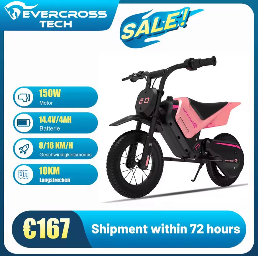 Mini Moto Cross para Crianças — Envio Gratuito!