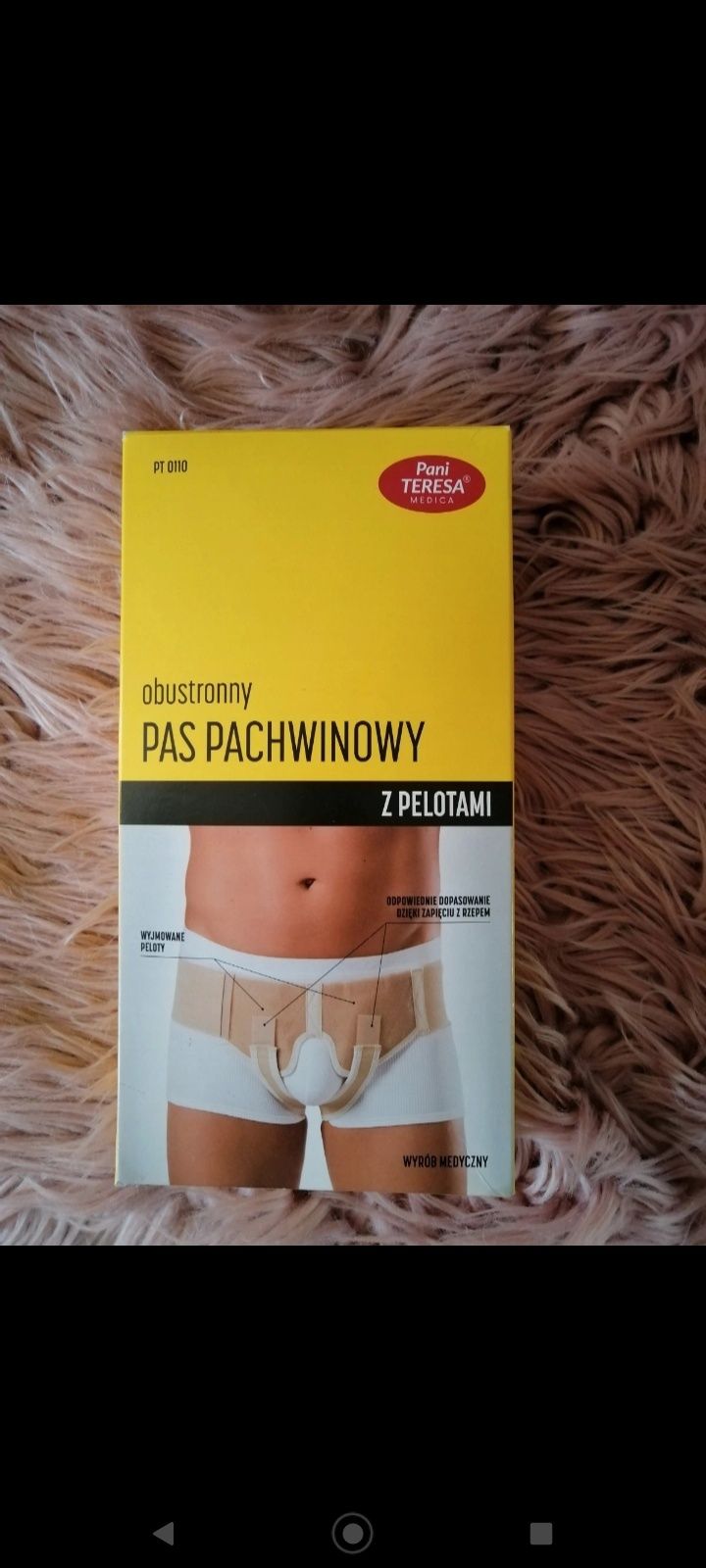 Pas przepuklinowy pachwinowy obustronny