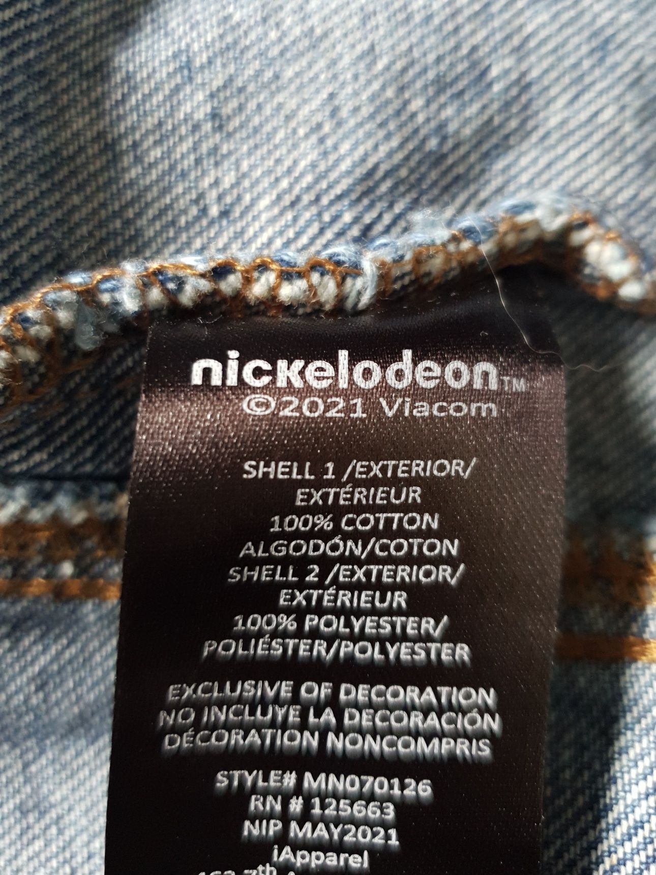 Kurtka jeansowa Nickelodeon