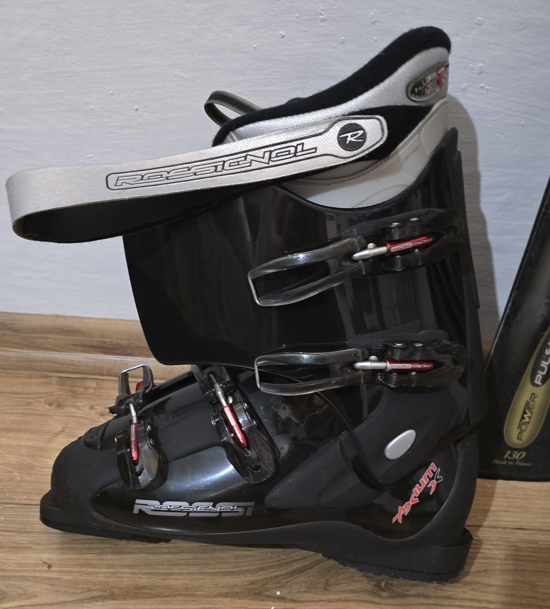Narty x2 rozmiar 130 i 160 cm, buty rozmiar 45 cena za komplet
