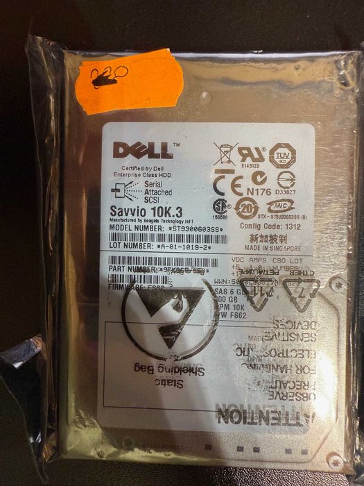 Dyski serwerowe Dell SAS 2,5 146, 300, 600GB