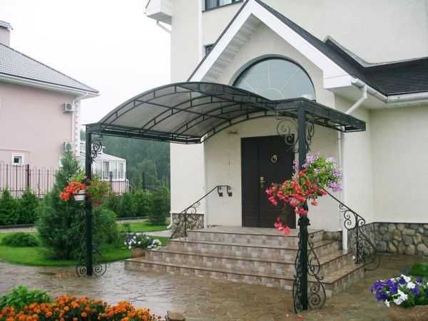 На ЗАКАЗ навес над входом от производителя