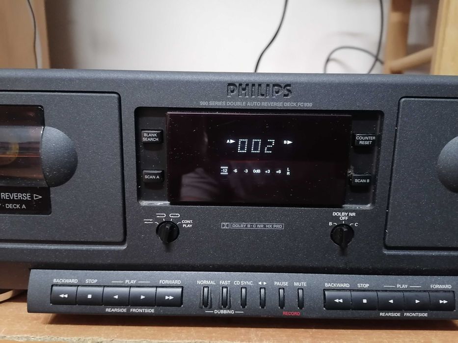 Magnetofon Philips 70FC/930  dwukasetowy casette deck