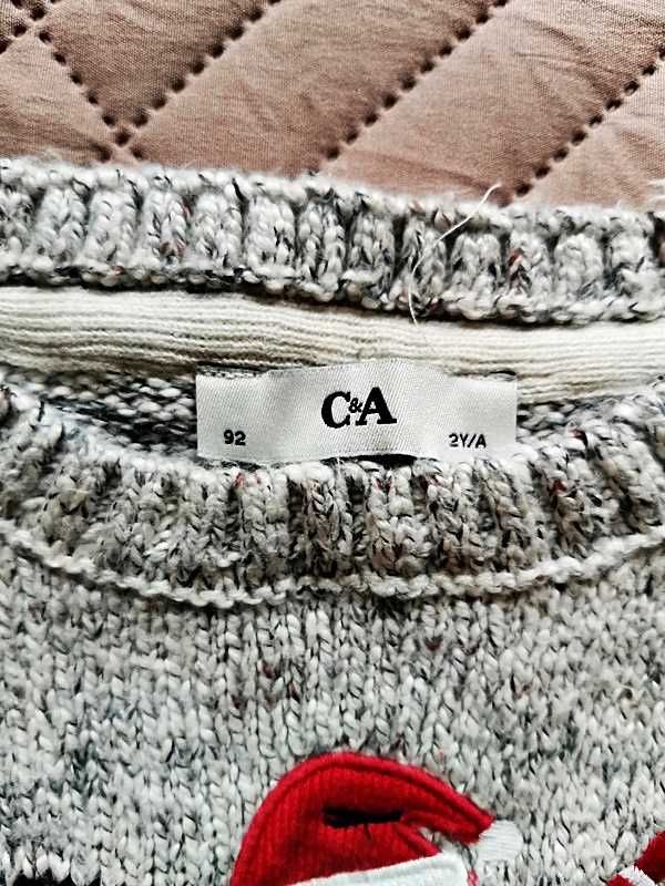 Sweter świąteczny C&A 92