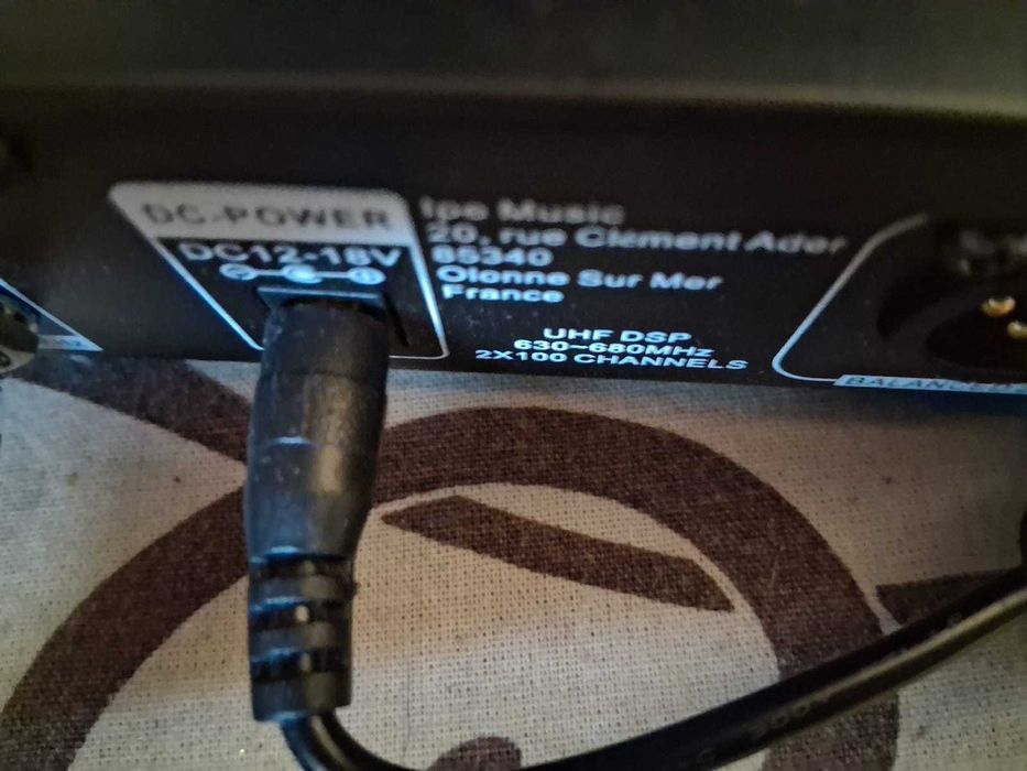 Mikrofony bezprzewodowe ze stacją firmy PRODIPE UHF M850