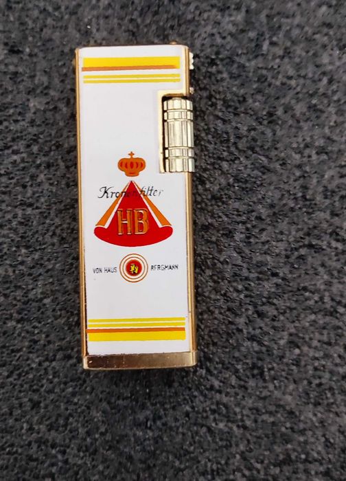 Isqueiro vintage HB Kronefilter  (anos 60/70)