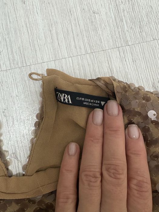 Паєтки топ блузка