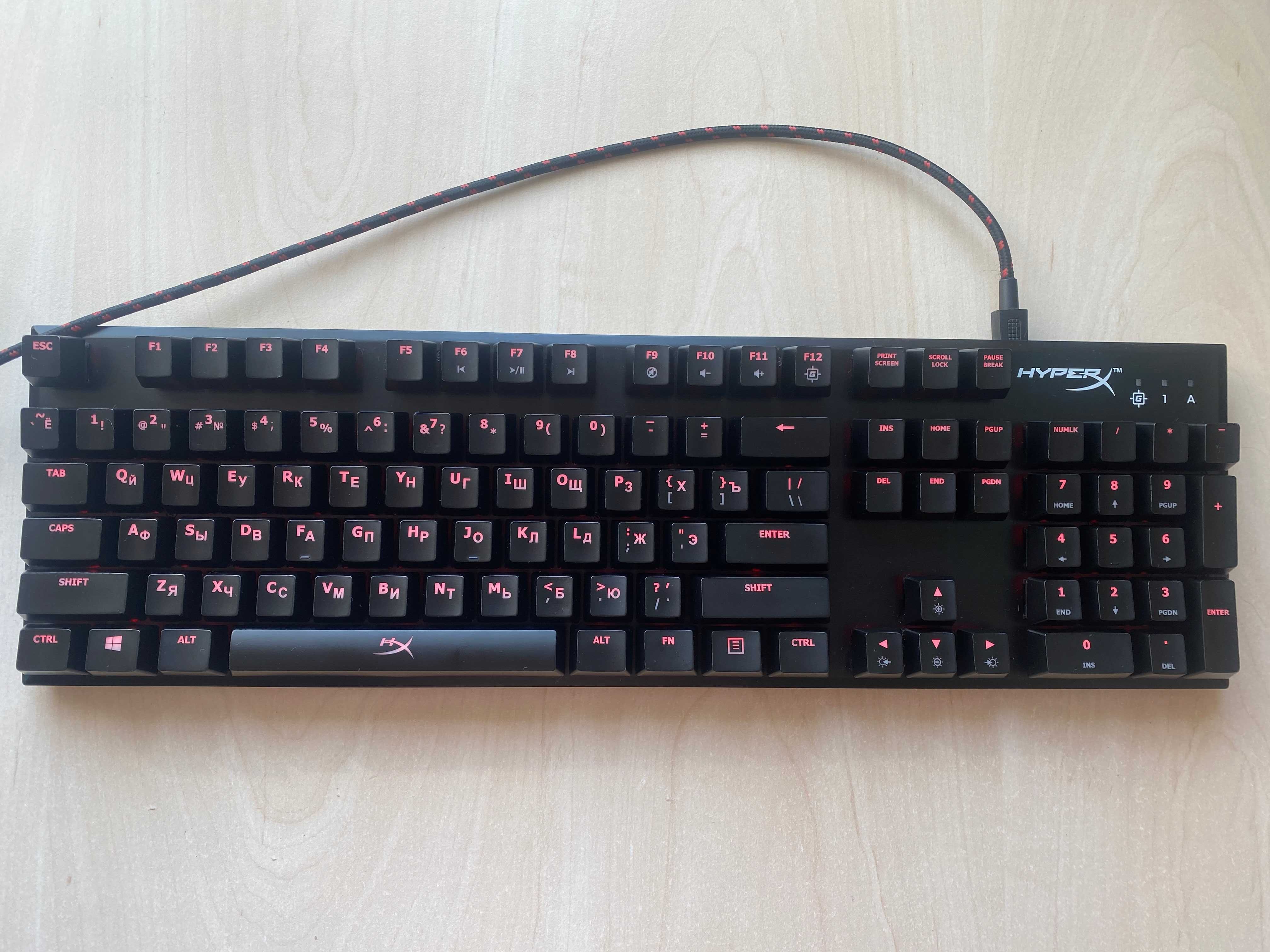 Клавіатура дротова HyperX Alloy FPS Cherry MX Red