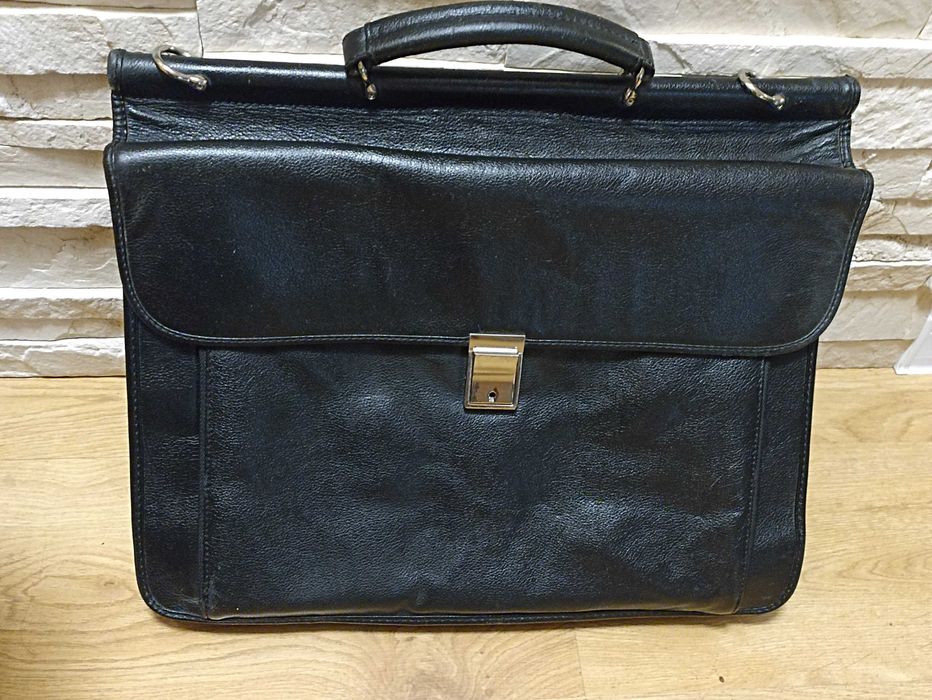 Teczka skórzana torba aktówka