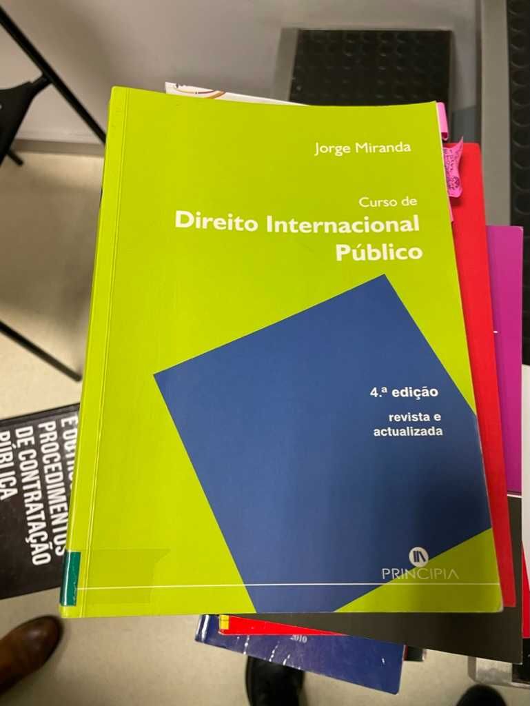 livro curso de direito international publico-jorge miranda