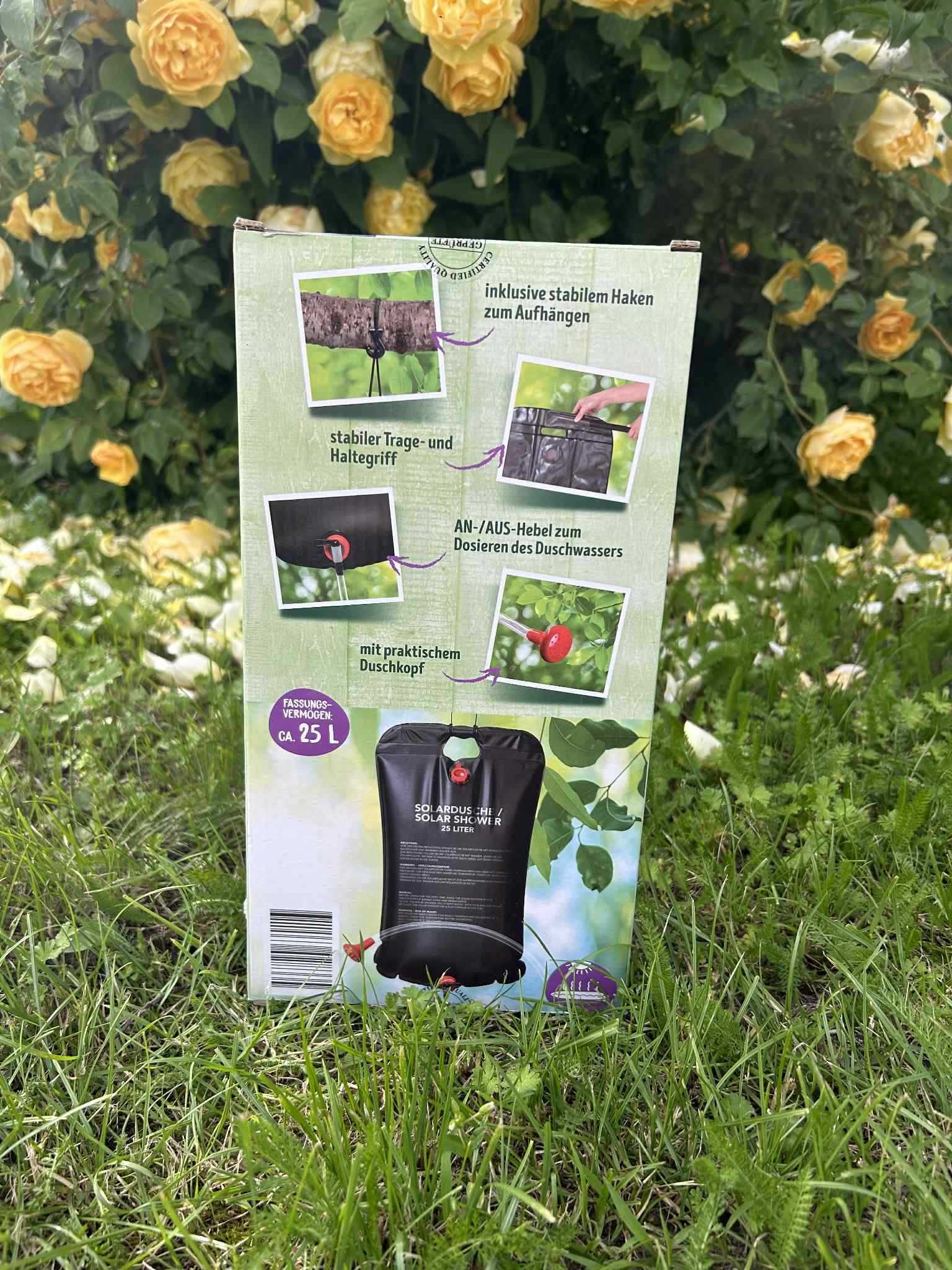Prysznic kempingowy solarny duży mocny  Living & Garden – 25L