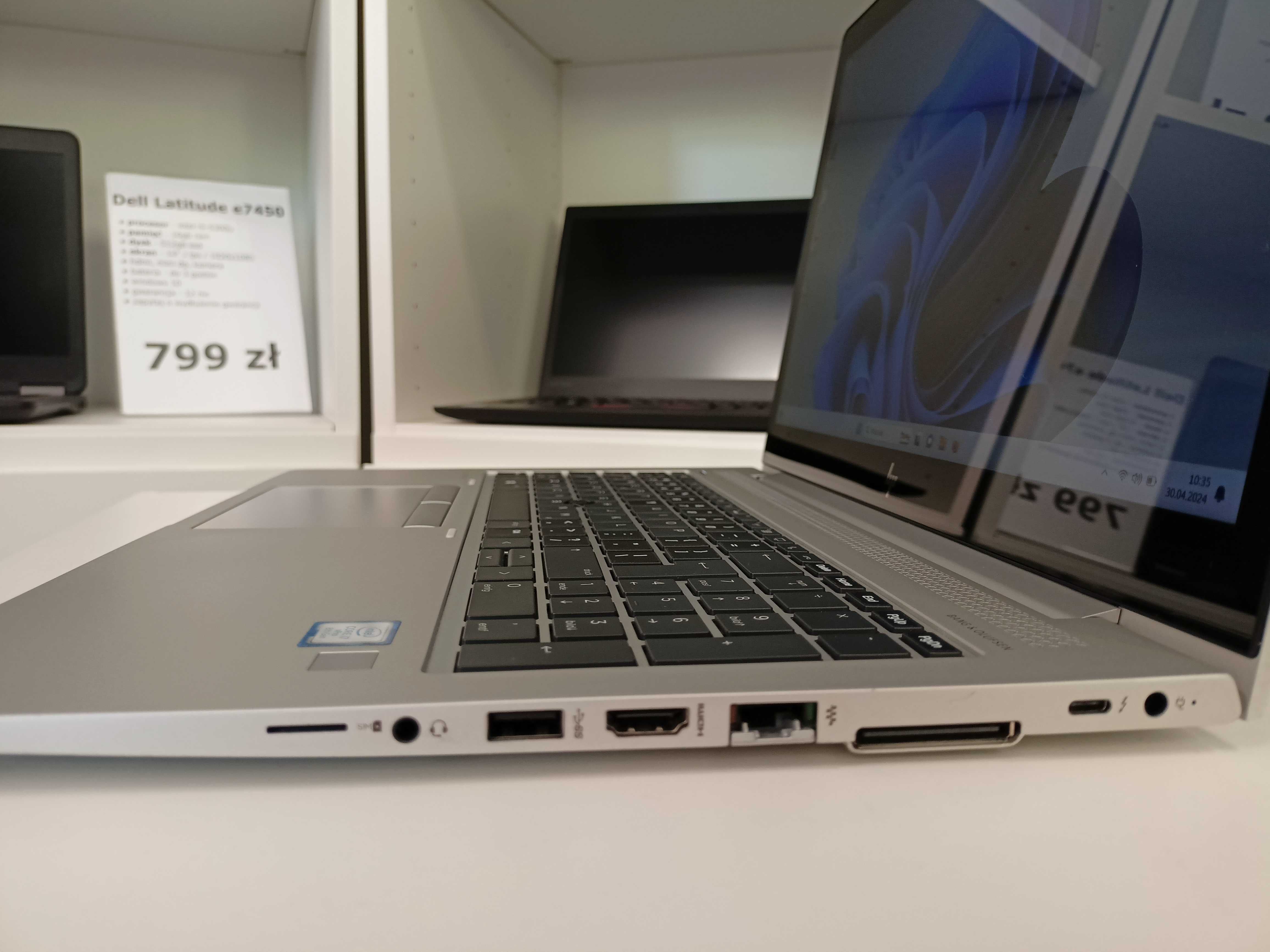 HP EliteBook 850 G5 i7-8850u 16gb 256gb DOTYK FHD usb-c FV23 RATY 0%