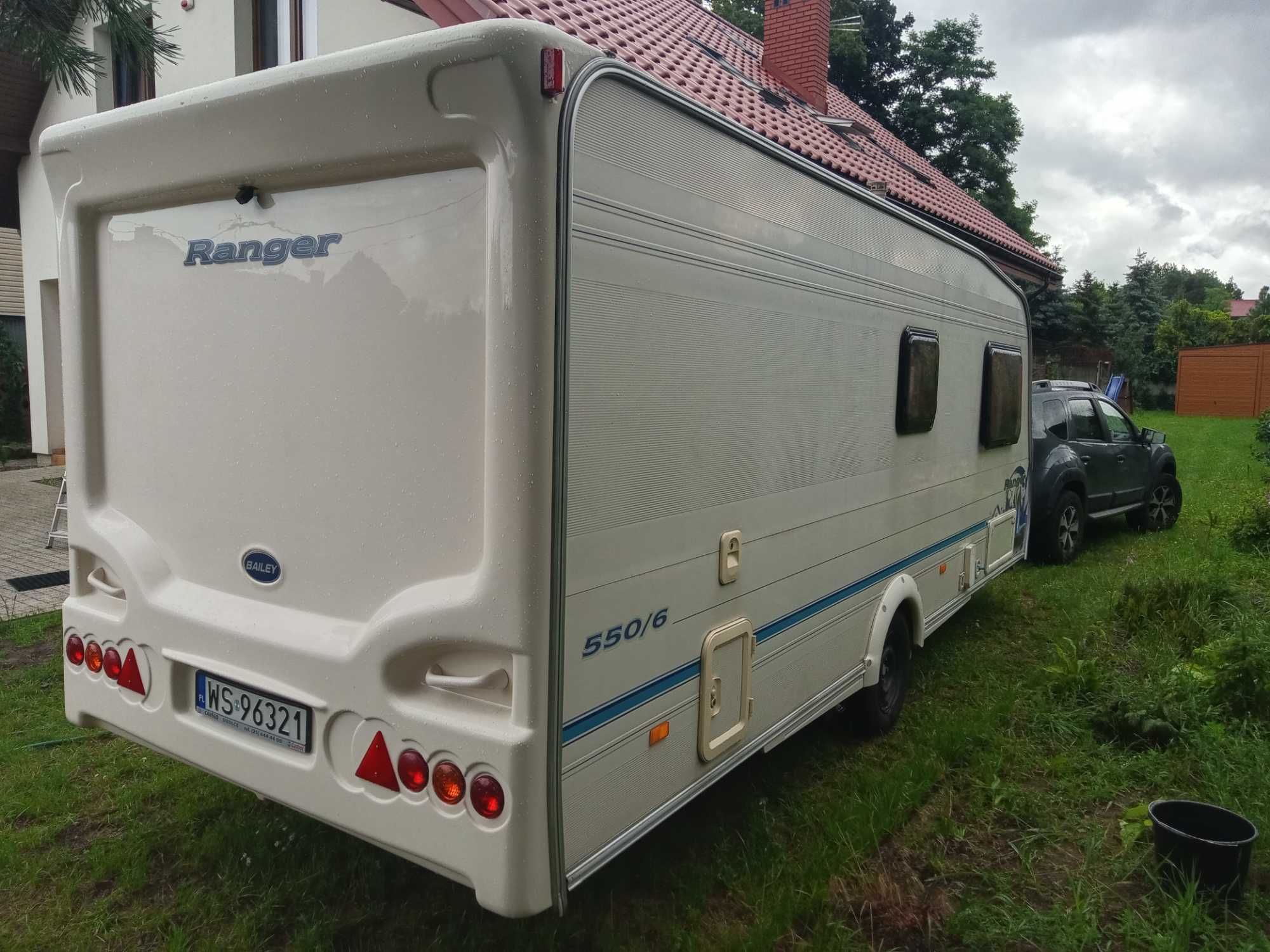Przyczepa kempingowa Bailey Ranger 550/6 dmc 1300kg 2006r mover