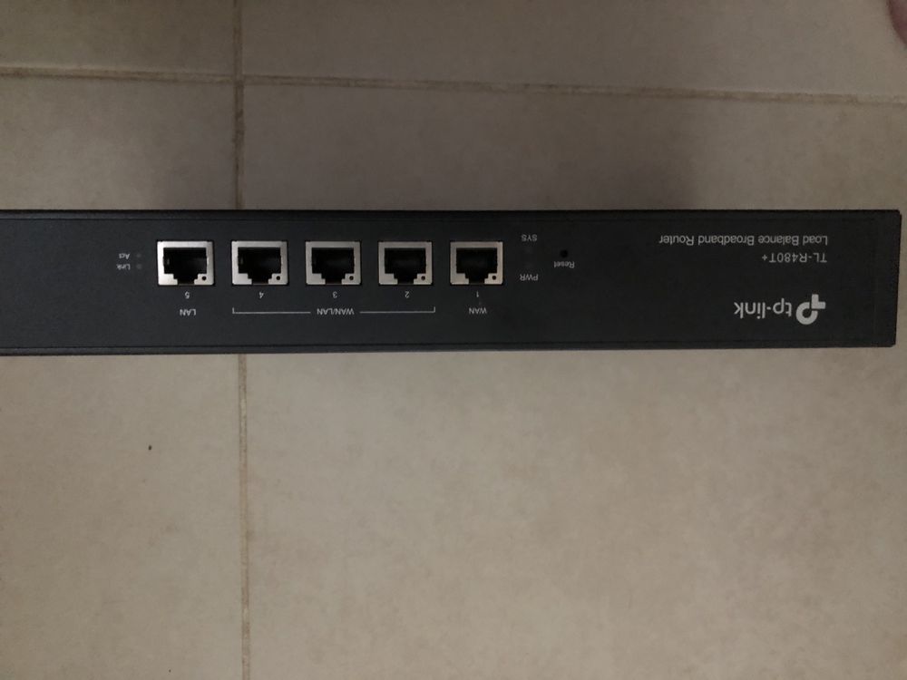 TP-LINK model: TL-R480T+