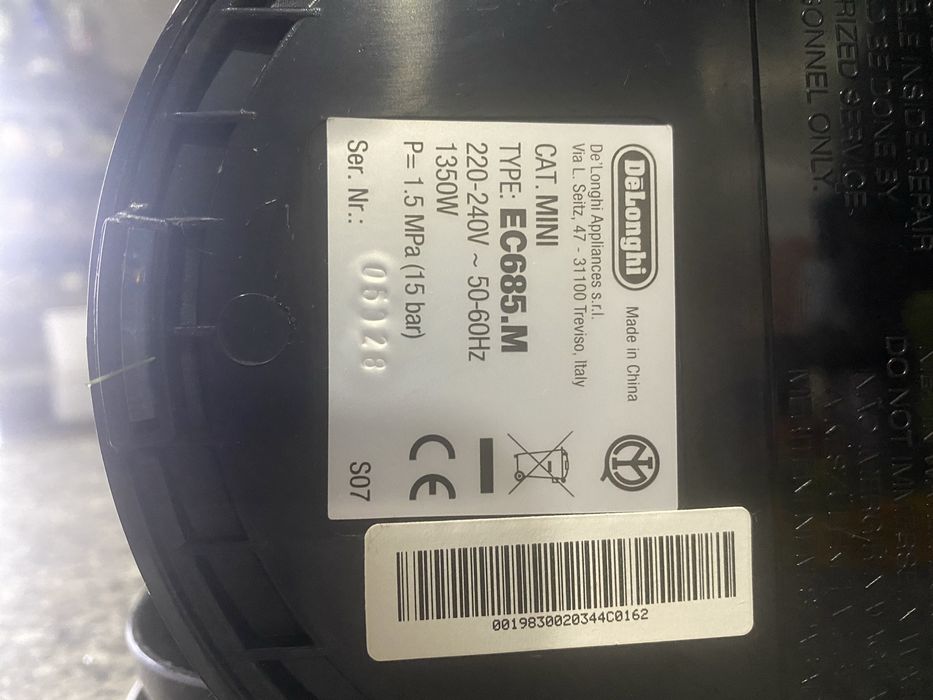 Máquina cafe Delonghi