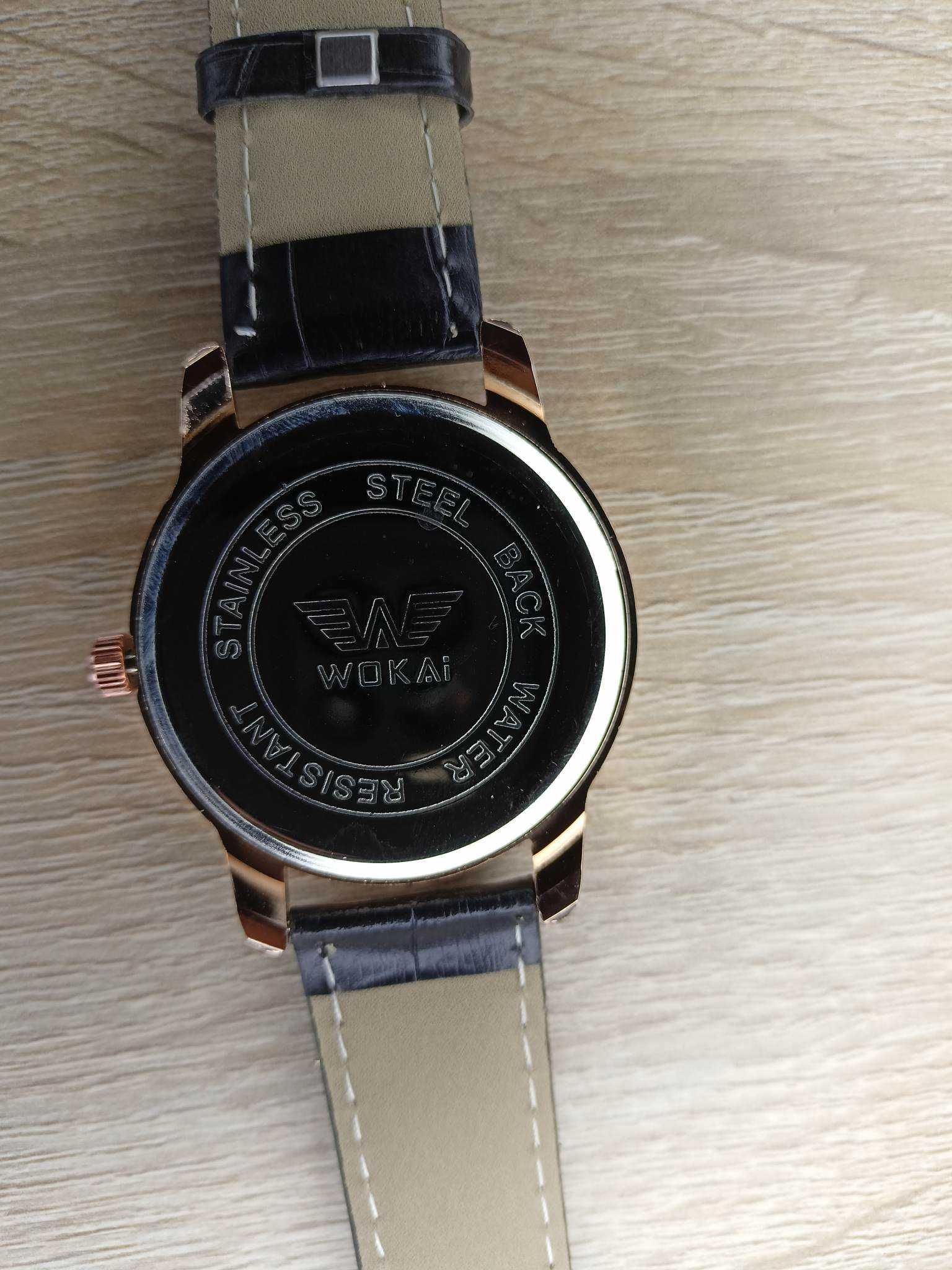 Wodoodporny Elegancki zegarek analogowy męski wokai