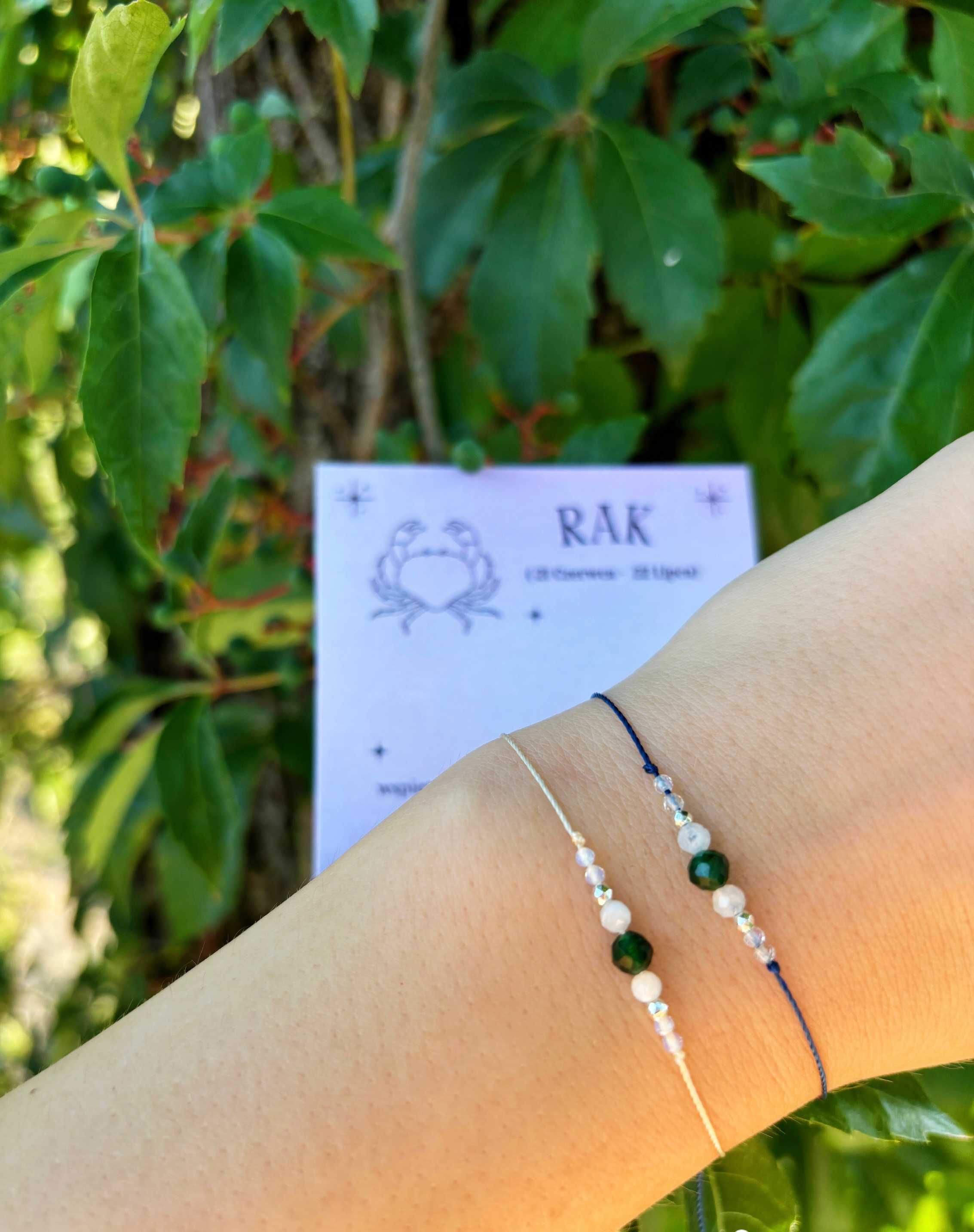 Bransoletka zodiakalny rak
