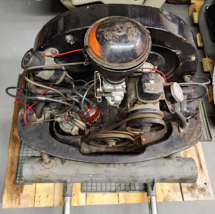 VW garbus silnik 1200 kominek