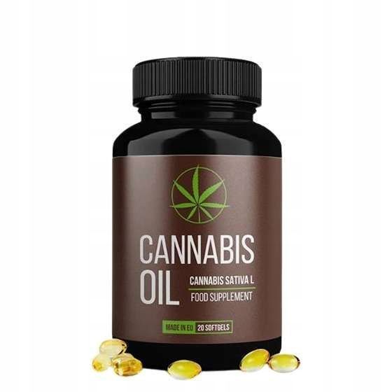 Cannabis Oil Suplement Diety 20 Kapsułek