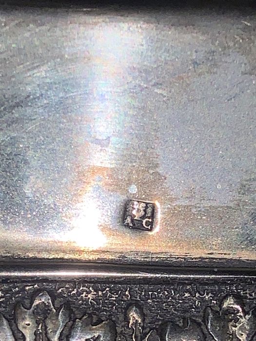 Conjunto de Chá casquinha de prata francesa antiga