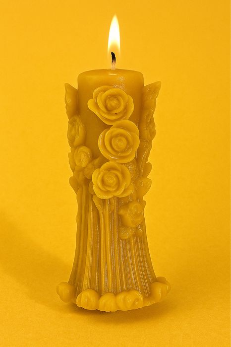 Свічки з бджолиного воску та парафіну