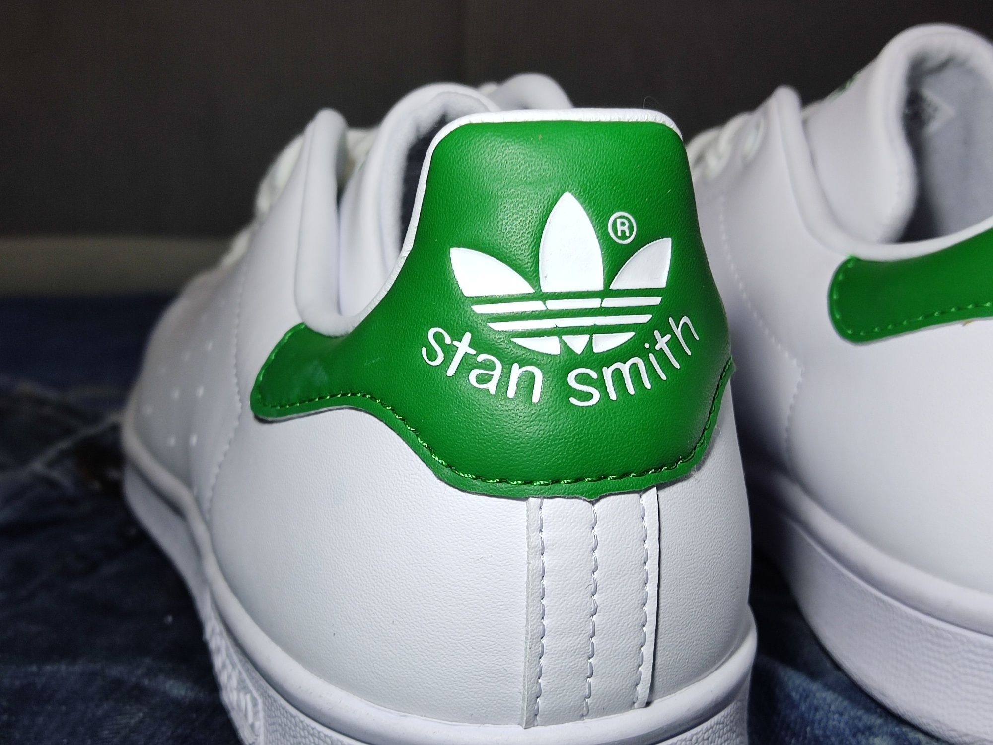 Оригінальні білі кросівки осінні Adidas Stan Smith оригінал кеди осень