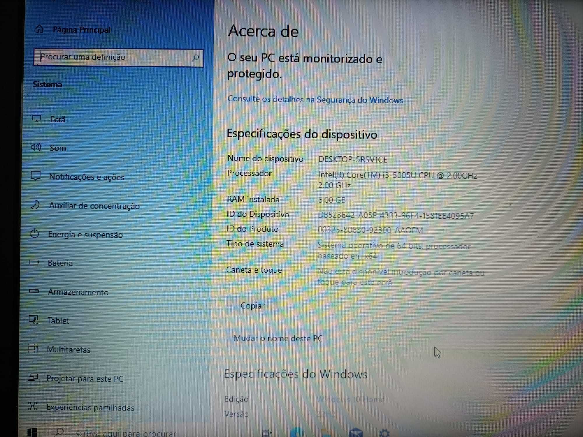 PC Lenovo Usado*
