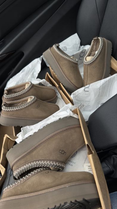 Жіночі зимові уги UGG Tazz Tasman platform driftwood