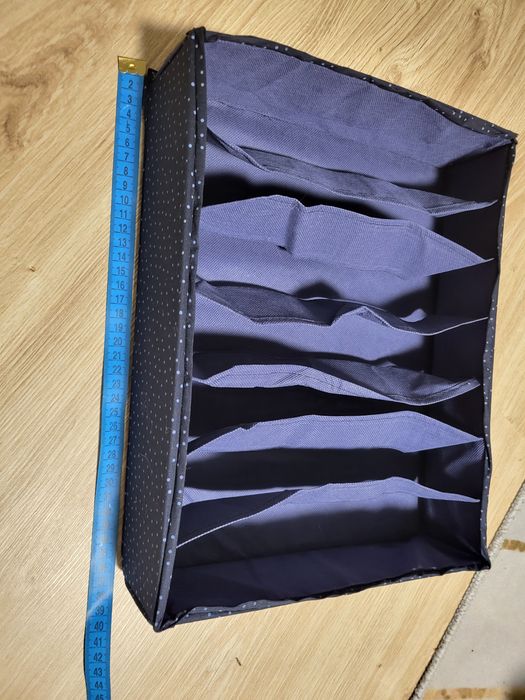 Продам органайзер для бюстгальтерів синій в білий горошок