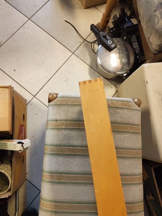 Segregator drewniany na biurko vintage.