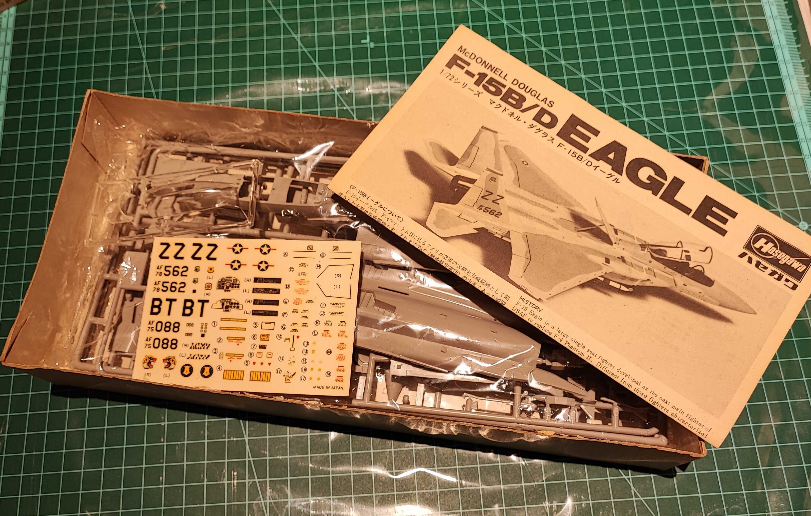 Hasegawa model vintige F-15B/D 1/72