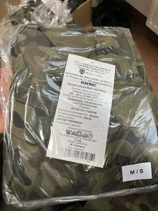 NOWY Mundur polowy 124P/MON m/s