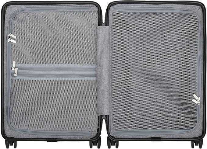 Level8 walizka z 4 podwójnymi obrotowymi kółkami i zamkiem TSA (13b)