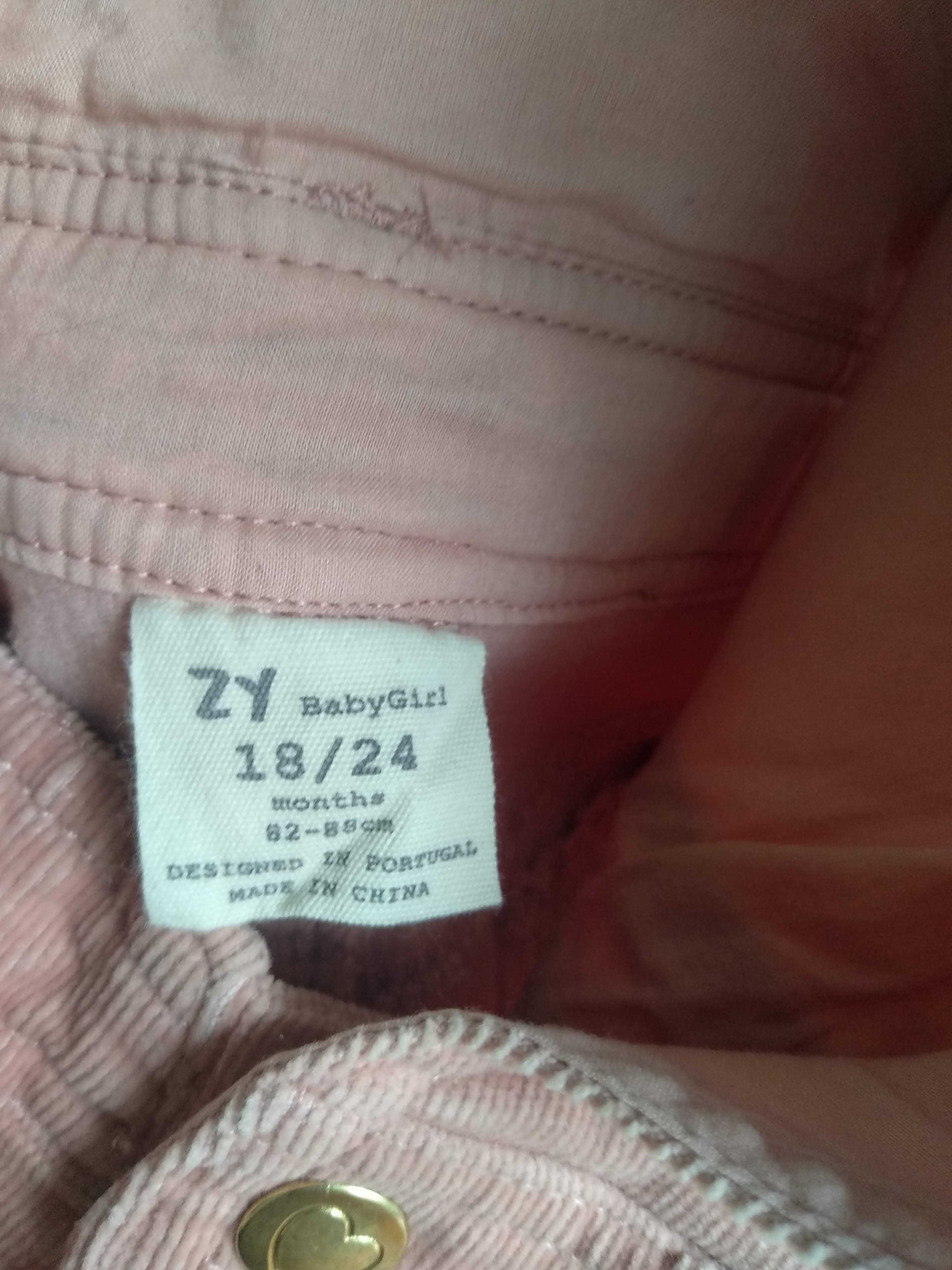 Vestido de bombazine para bebé menina - Dos 18 aos 24 meses - Zara