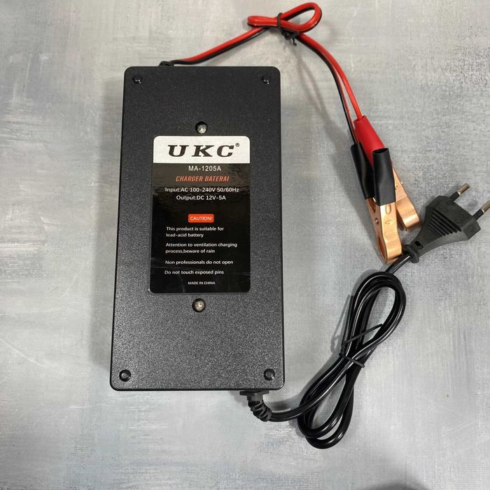 Зарядное устройство для аккумуляторов 12в 5А UKC MA1205A