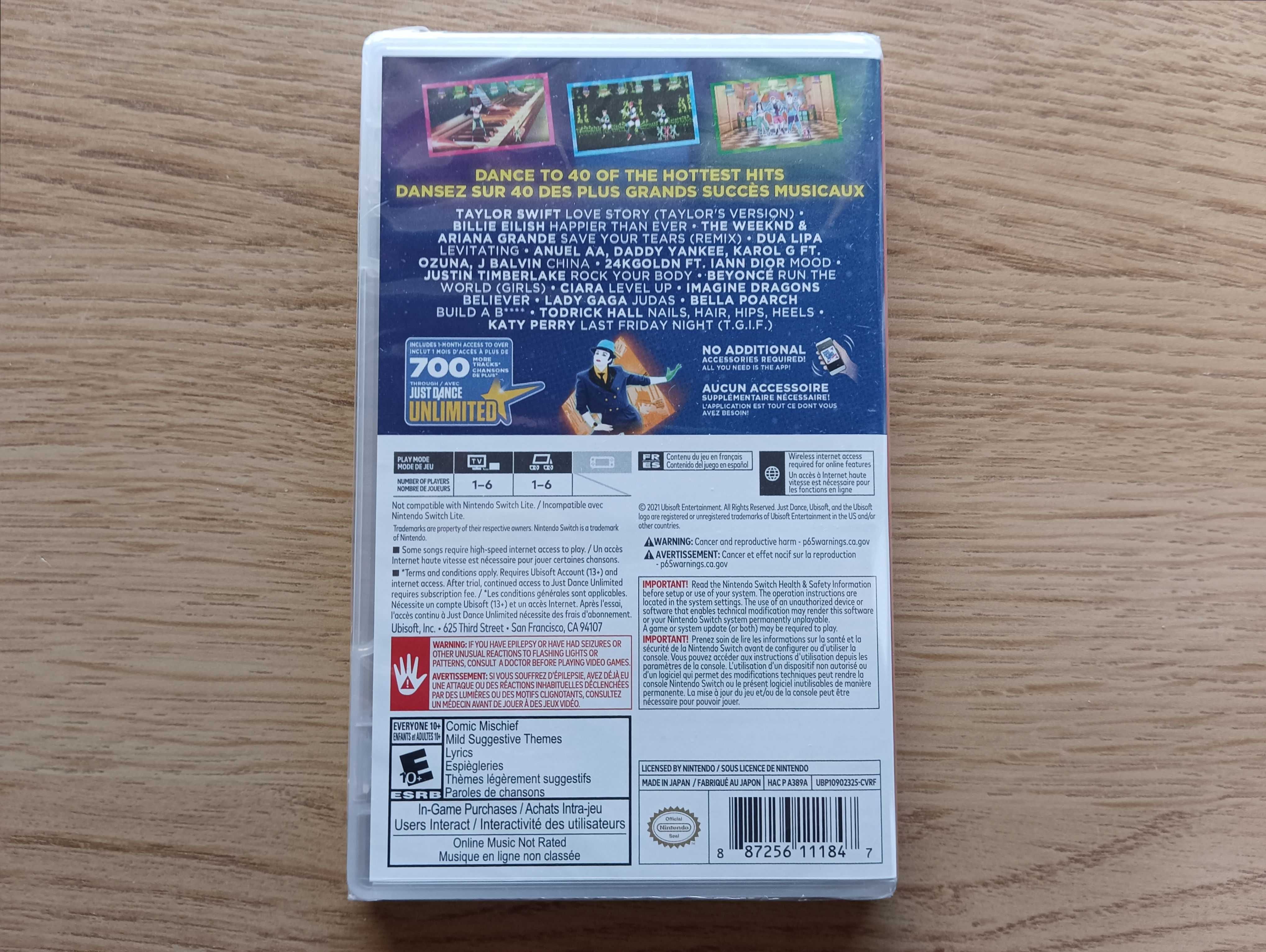 Just Dance 2022 na Nintendo Switch (nowa w folii)