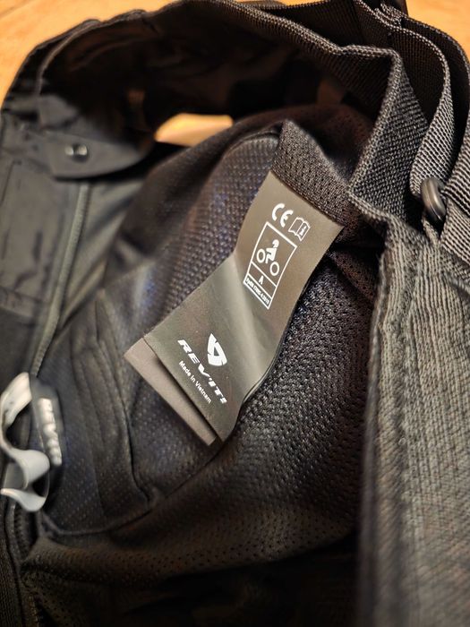 REV’IT! Tornado 3 – spodnie motocyklowe tekstylne, czarne, r.38