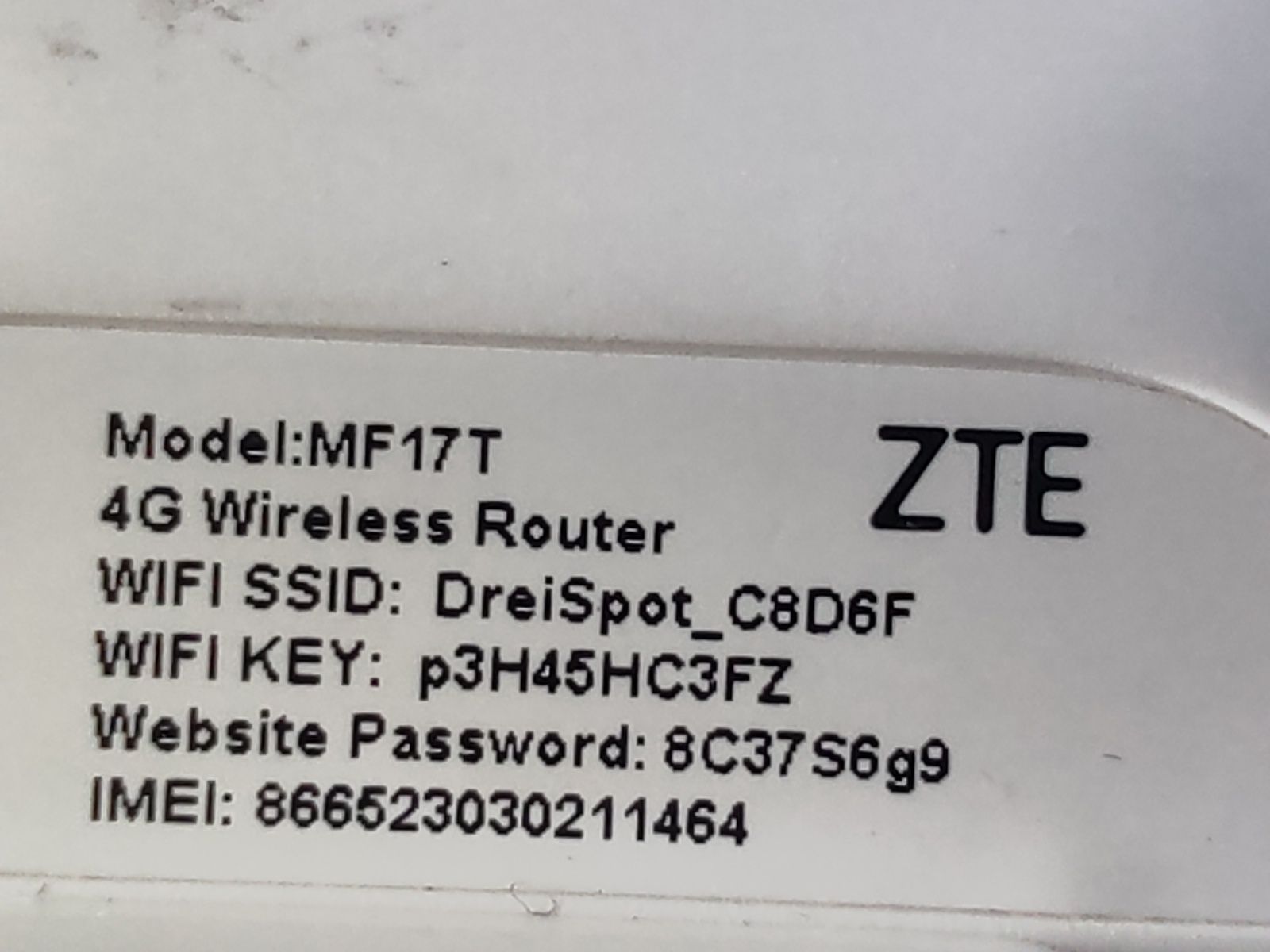 ZTE LTE 4G  router mobilny