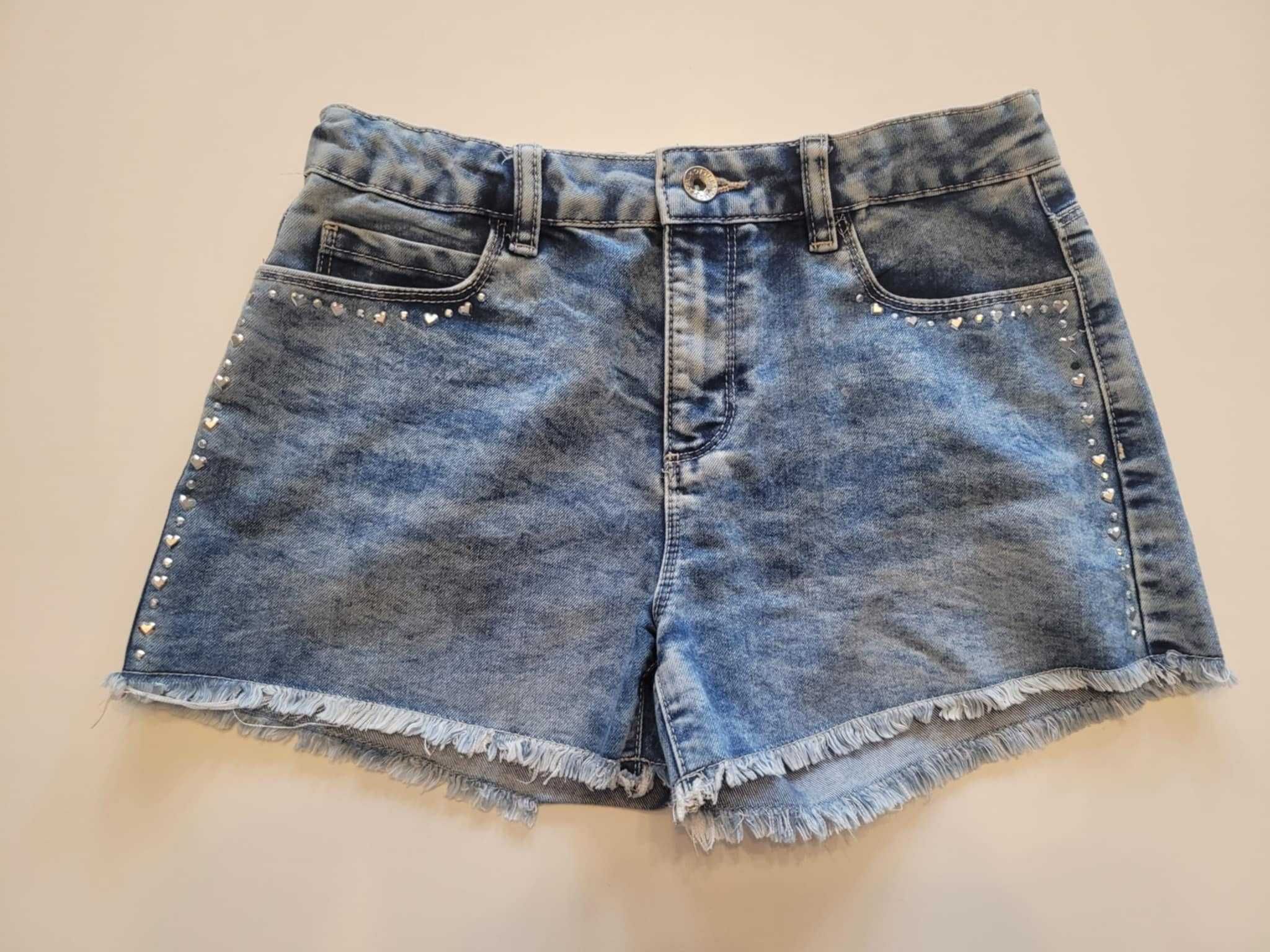 Spodenki jeansowe dziecięce – rozmiar 152
