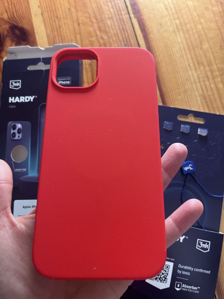 Etui Apple iPhone 14 Plus 3mk Hardy Silicone MagCase Red