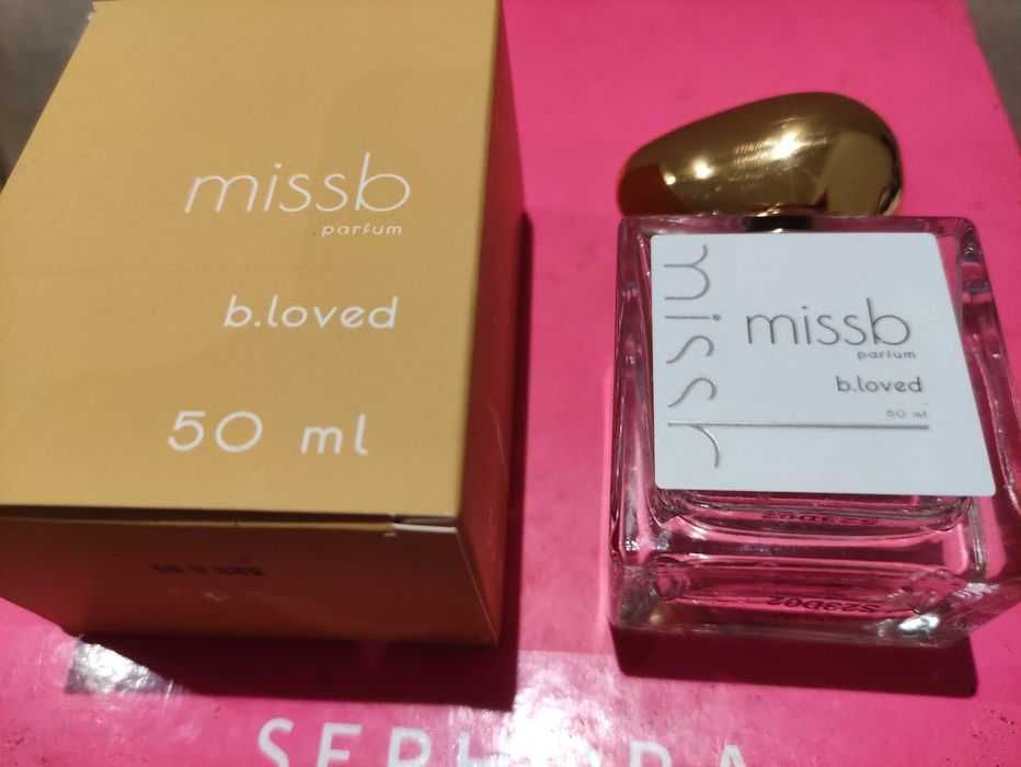 MissB Beloved perfumy flakon pusty + kartonik nisza