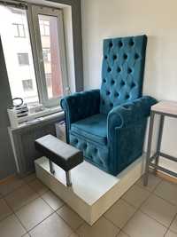 Кресло-трон для педикюра, кресло для педикюра, подиум под кресло