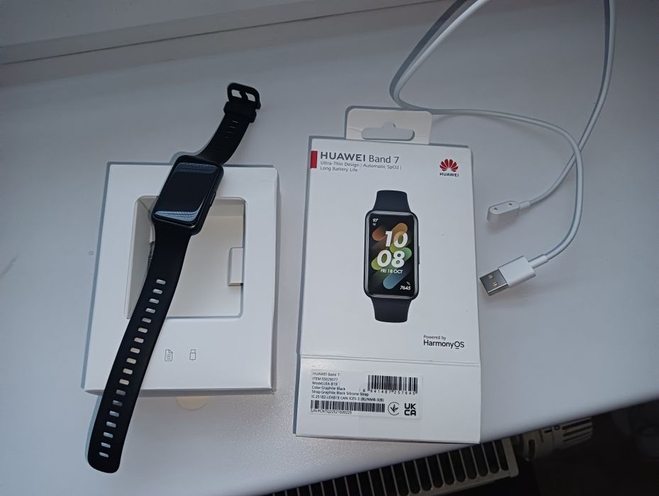 Smartwatch Huawei Band 7 Czarny Jak nowy!!!