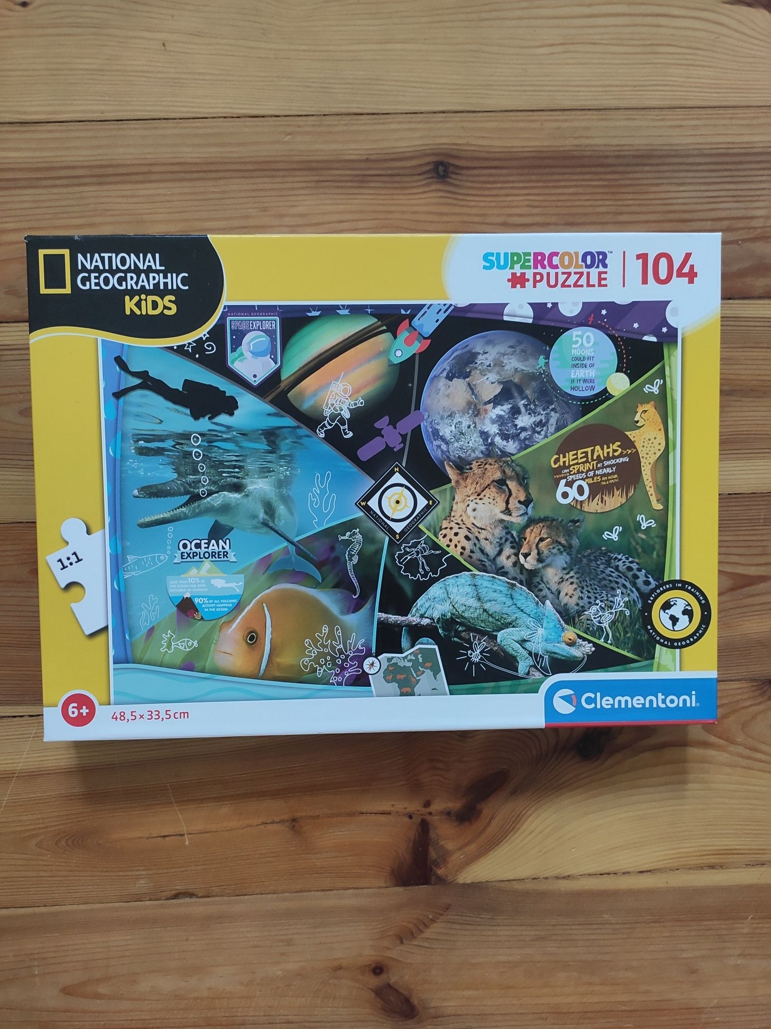 Puzzle 104 elementy National Geographic kids