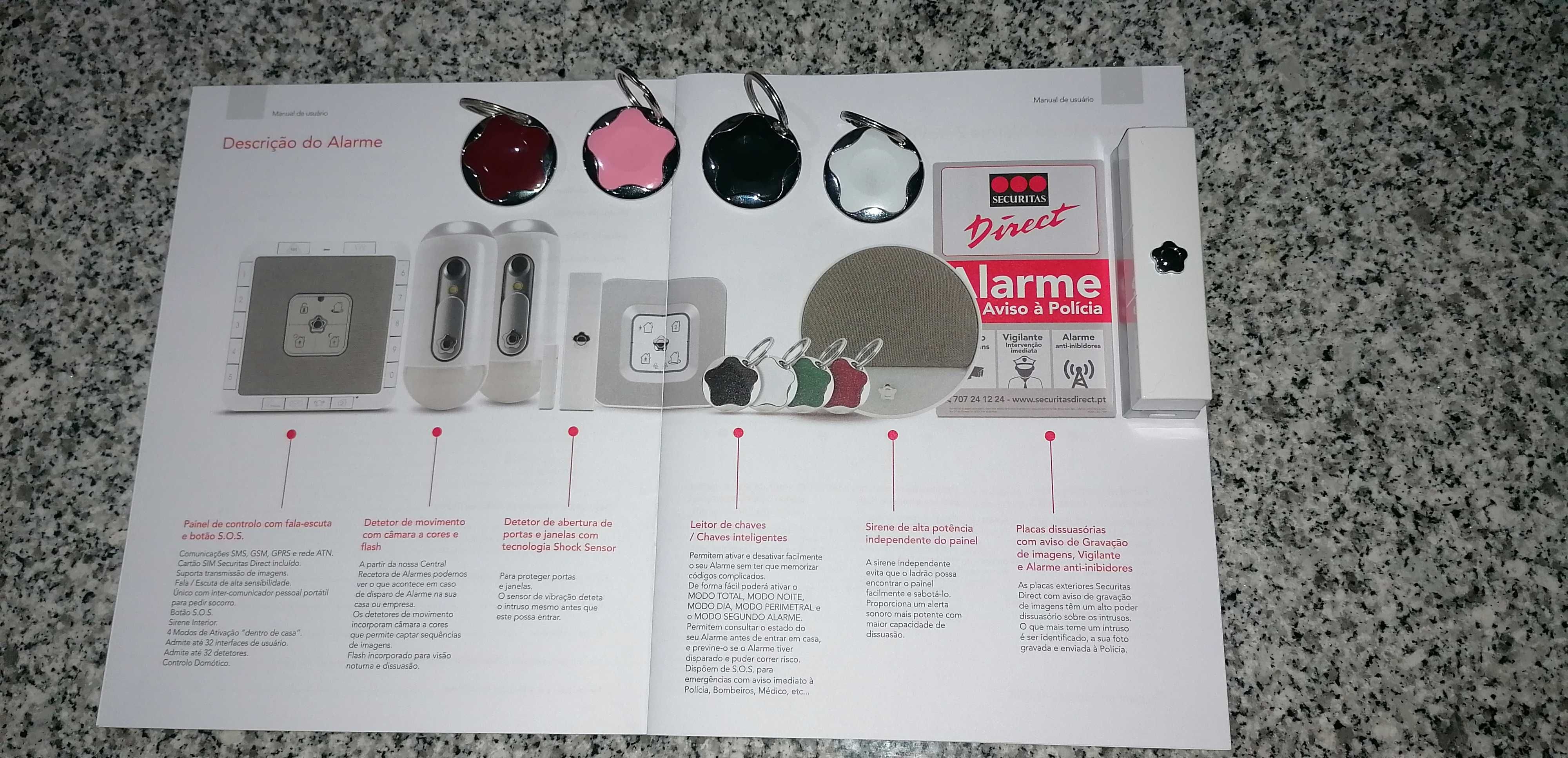 Kit de alarme com sensores de foto Securitas Direct