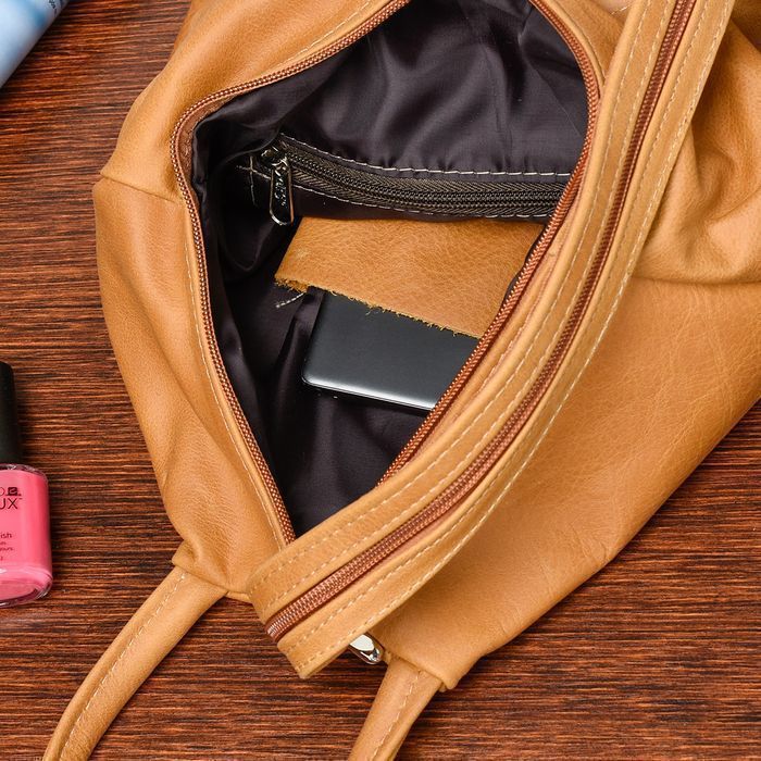 Camel Plecak Damski Skórzany Trójkąt Pojemny Beltimore Q60 do pracy