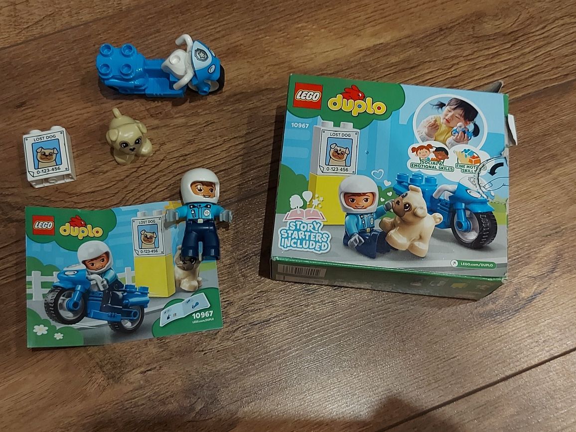 Lego Duplo 10967 Motocykl policyjny