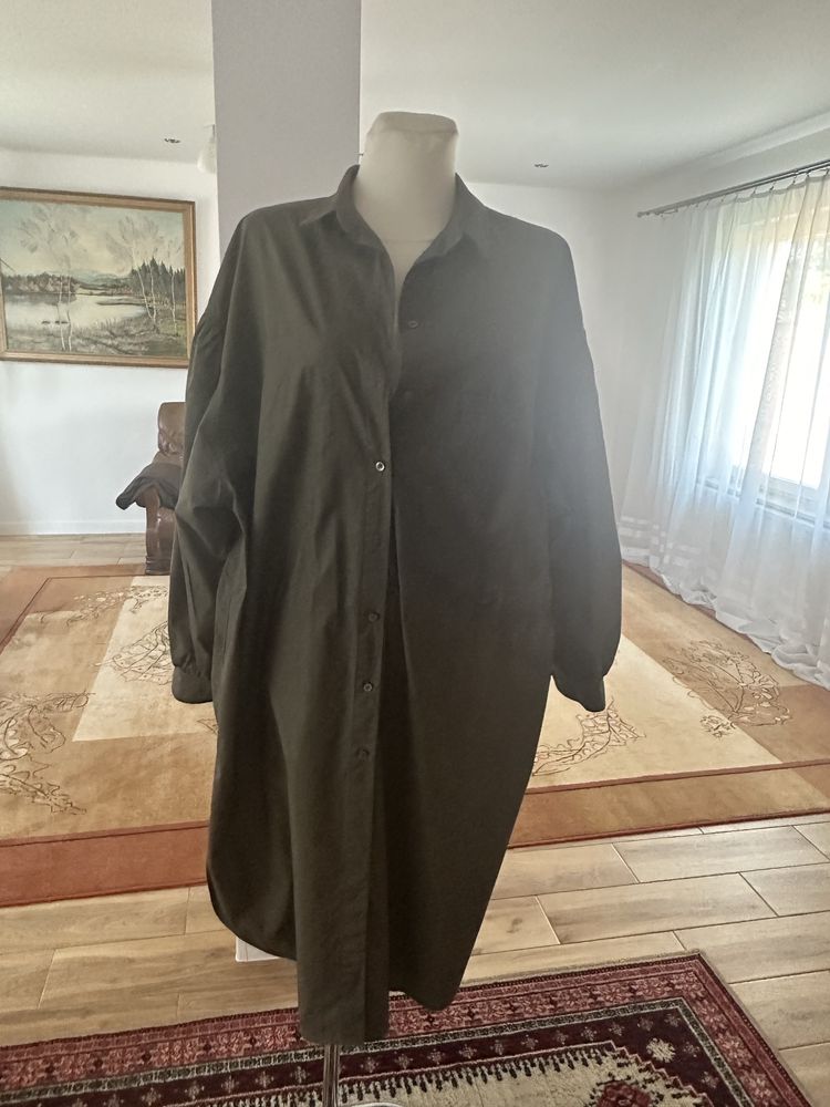 Khaki sukienka H&M  roz M