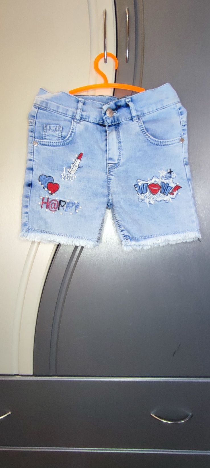 Шорти, джинсові шорти для дівчинки 7-9 років
