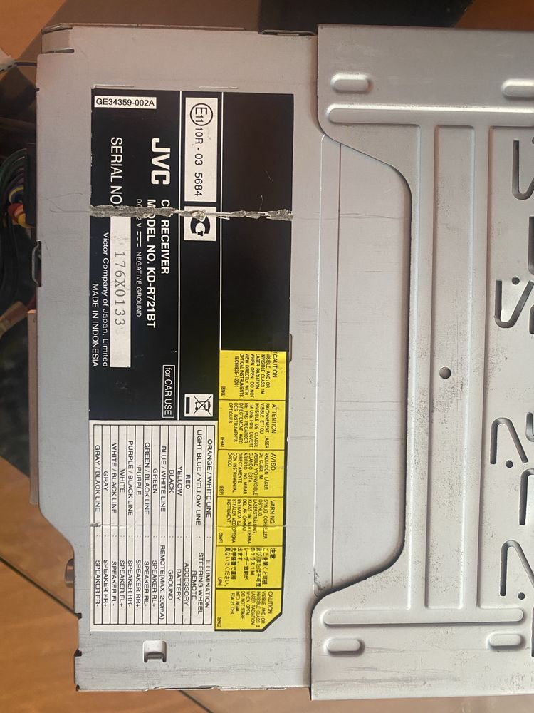 Автомагнітола JVC KD-R721BT
